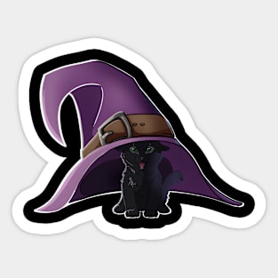 Witch Kitten Sticker